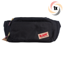 1x Bag Raw Black Smell Proof Sling Bag | Extra Removable Bag | Fast Ship... - £54.43 GBP