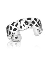 Simple Celtic Weave Knot Sterling Silver Pinky or Toe Ring - £7.69 GBP