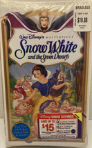 Snow White and the Seven Dwarves (Disney Masterpiece, VHS, 1994) SEALED,... - £11.76 GBP