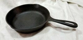 Vtg No 5 Wagner Unmarked Skillet Unseasoned 8&quot; Across Clean Smooth Bottom I19 - £12.44 GBP