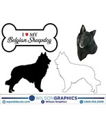 Belgian Sheepdog - Dog Breed Decals (Set of 16) - Sizes in Description - $14.95