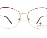 Avalon Gafas Monturas 5082 Burgundy / Gold Ojo de Gato Completo Borde 54... - $46.25