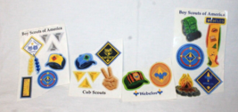 Boy Scouts BSA Cub Scout Webelos Scrapbook Stickers -Lot of 22 Stickers - $17.58