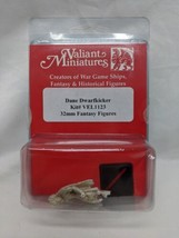 Valiant Miniatures Dane Dwarfkicker Kit 32mm Metal Fantasy Figure - £26.75 GBP