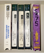 Lot of 5 VHS AGI M1 GARAND, Luger Pistols + Bill Wilson CZ-75 - $30.00