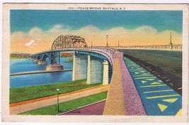 New York Postcard Buffalo Peace Bridge - $2.96