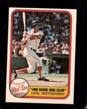 1981 Fleer #638 Carl Yastrzemski Exmt Red Sox Hof *X104285 - £2.70 GBP
