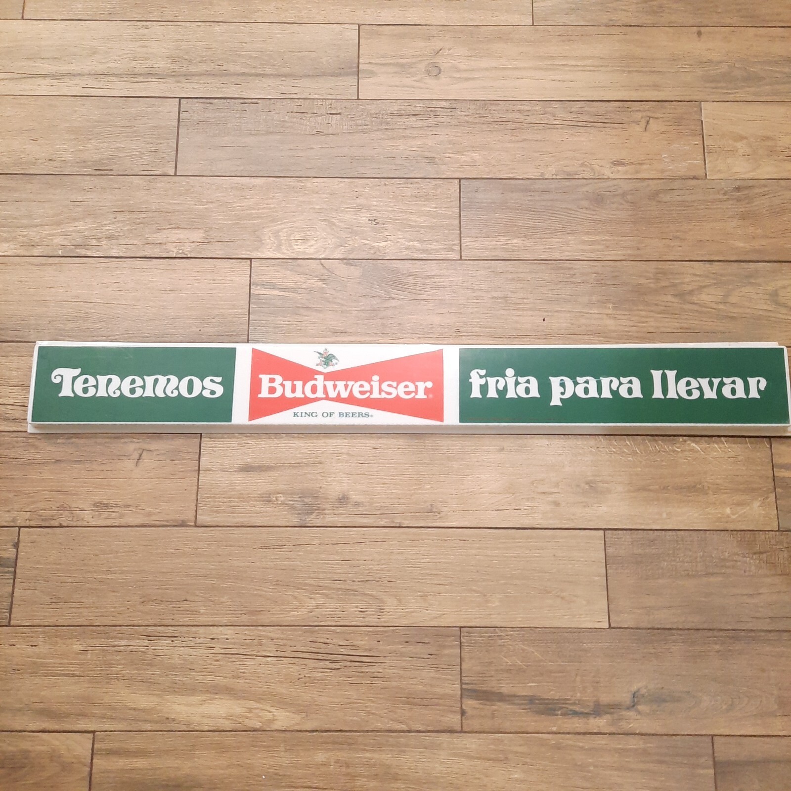 TENEMOS BUDWEISER FRIA PARA LLEVAR plastic advertising sign from light S... - $79.00