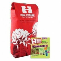 Equal Exchange Organic Coffee Nicaraguan Whole B EAN Coffee 5 Lb. - £66.34 GBP