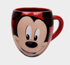 Disney Parks Original Red Mickey Mouse Oh Boy Ceramic Coffee Mug Cup - $12.97