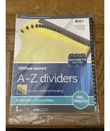 Office Depot A-Z Dividers W/ Printable Table Of Contents - $10.94 CAD