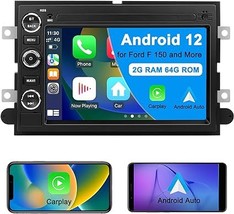 Car Radio Stereo Android 12 For Ford F150 F250 F350 Fusion Edge Explorer Taurus  - £226.18 GBP