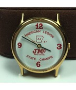 Vintage Timex Quartz Watch American Legion State Champs 1987 Gold Tone - £26.16 GBP