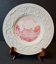 Stratford Hall Pink (Virginia) by WEDGWOOD Luncheon Plate 9 1/2 in - $33.93