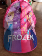 Frozen Anna and Elsa Baseball Hat Cap Children&#39;s Adjustable Disney Store... - $583.28 MXN