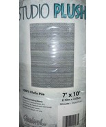 Studio Plush Stripe Area Rug 7&#39;W x 10&#39;L Silhouette Olefin Pile Polypropy... - $189.99