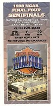 1998 NCAA Final Four Semi Final Ticket Stub Kentucky Utah Stanford UNC - £192.94 GBP