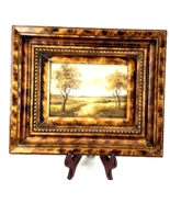 Painting Flower Still life Oil on Canvas Elegant Frame Vintage Art Decor... - £48.54 GBP