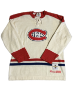 Vintage Montreal Canadiens Heritage Jersey Sweater - Men&#39;s L - Circa 1960 - $197.95