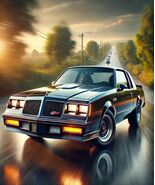 Grand National Muscle Car Sherpa Throw Blanket – Sleek Black Classic - $43.50