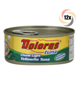 12x Cans Dolores Chunk Light Yellowfin Tuna Salad With Jalapeno Peppers ... - $73.57
