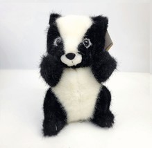 Russ Caress Soft Pets Skunk Spunky Plush #663 With Tag 8&quot; Rare - $17.97