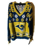 KLEW NFL St. Louis Rams Women&#39;s V-Neck Sweater BLUE - XL - $658.39 MXN
