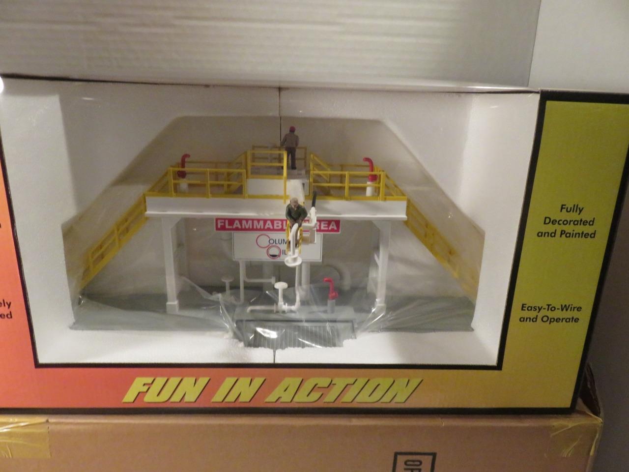 MTH TRAINS 30-9117 OPERATING COLUMBIA OIL STORAGE TANK  ACCESSORY- 0/027 NEW- H1 Item image 7