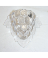 Vintage Glass Single 4&quot; Wall Pocket Grape Leaf with Grape Cluster 12-c - €21,10 EUR