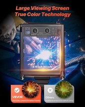 VEVOR Welding Helmet Auto Darkening 3.94&quot; x 3.15&quot; True Color Shade 4/5-9... - $1,797.34 MXN
