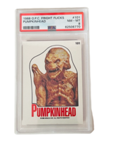 Pumpkinhead Fright Flicks OPC Card 1988 MGM Horror Monster PSA 8 POP 1/1 alien - £989.20 GBP