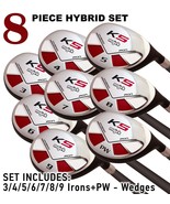 Senior Mens Majek Golf All Hybrid Full Set (3-PW) SENIOR A Flex Utili... - £323.71 GBP