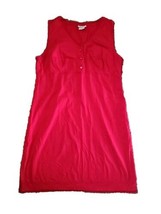 Faded Glory Womens Size 16 Red Spring Summer Dress Knee Length - £5.32 GBP