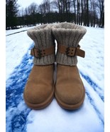 UGG Australia  &#39;Cambridge&#39; Chestnut Sheepskin Boots Shoes Women&#39;s Sz 5 #... - £25.82 GBP