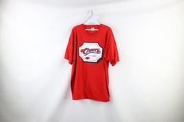 Vintage 90s Mens XL Faded Spell Out Cheers Boston Short Sleeve T-Shirt Red USA - £31.61 GBP