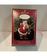 VTG 1998 Hallmark Keepsake NEW CHRISTMAS FRIEND Santa Puppy Holiday Orna... - £3.73 GBP