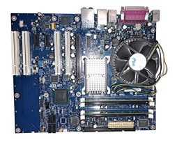 Intel D945PVS C98862-205 Motherboard with D820 CPU + 4GB RAM + H/S and Fan - £40.44 GBP