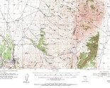 Eureka Quadrangle Nevada 1953 Topo Map Vintage USGS 15 Minute Topographic - $16.89