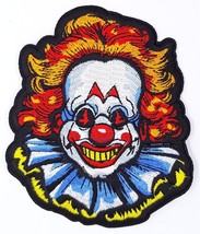 Grinning Circus Clown Iron On Embroidered Patch 3 1/2&quot;X 4&quot; - £5.46 GBP