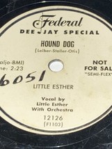 Hound Dog / Sweet Lips - Little Ester 78RPM Federal 12126 1953 - $122.49