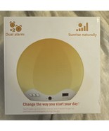 Sunrise Alarm Clock Wake Up Light with Touch Control, Dual-Sided Natural Light A - $34.64