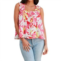 Crosby By Mollie Burch danny tank top in Pink Tropics - $89.00