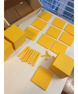 PLACE VALUE BUILDING SET VINTAGE COUNTING MATH KIDS SCHOOL 1970&#39;S SCHOOL... - $84.45 CAD