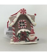 Kurt Adler Gingerbread House and Santa Ornament - £11.39 GBP