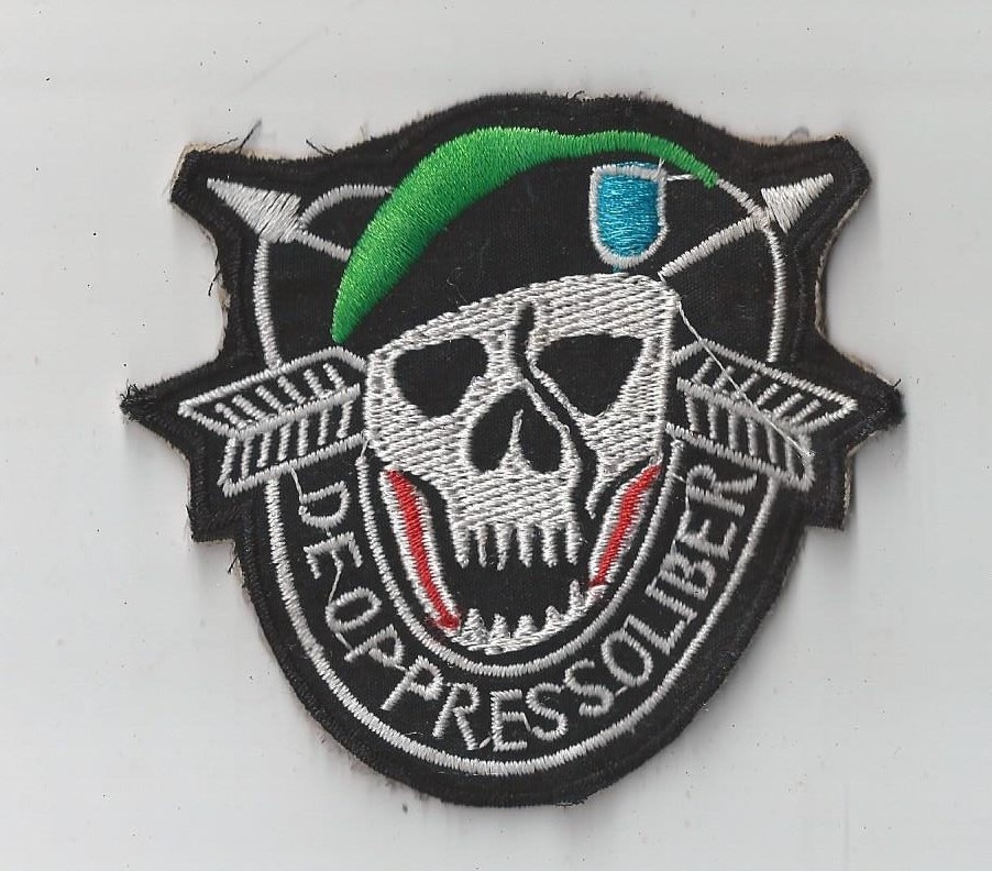 VIETNAM DE OPPRESSO LIBER SF Motto Skull Beret Jolly Roger Skull Patch - $9.99
