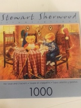 Stewart Sherwood Artist 1000 Piece Jigsaw Puzzle Hot Soup And Crackers  - $39.99