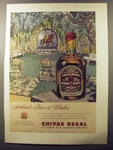 1953 Chivas Regal Scotch Ad - Scotland's Prince of Whiskies - $18.49