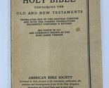 American Bible Society The Holy Bible MP53 Dust Cover KJV Rare - £30.81 GBP
