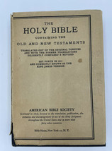 American Bible Society The Holy Bible MP53 Dust Cover KJV Rare - £30.56 GBP