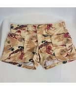 DENIM &amp; SUPPLY RALPH LAUREN Tan Camo Beach 3&quot; Cargo Shorts Women 28 100%... - $452.20 MXN